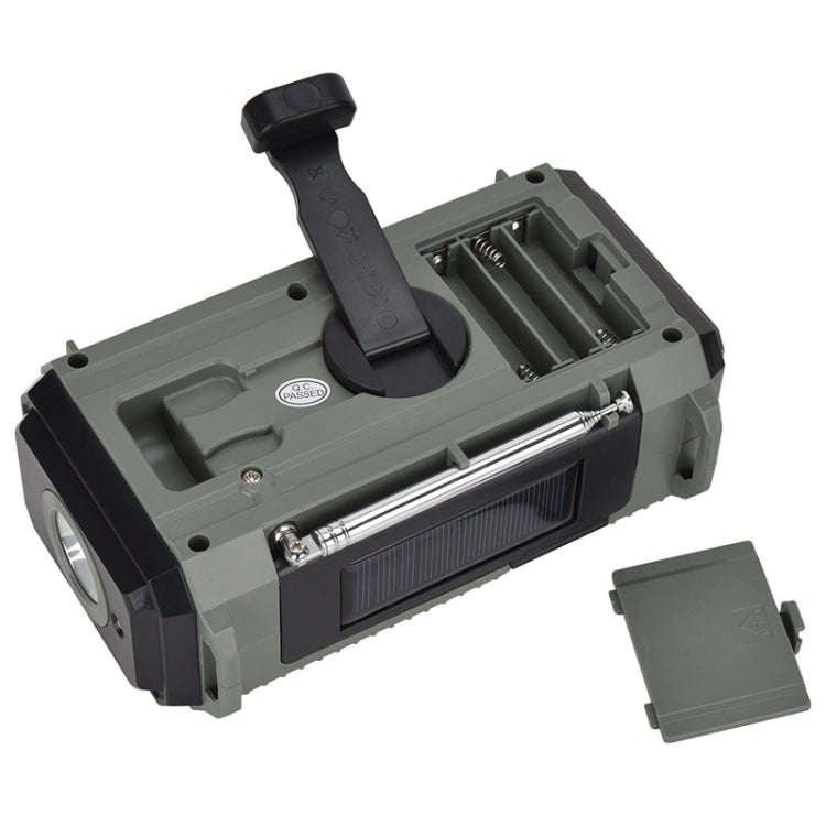 HanRongda HRD-905 Solar Charging LED Lighting Generation Disaster Prevention Emergency Full Band ...