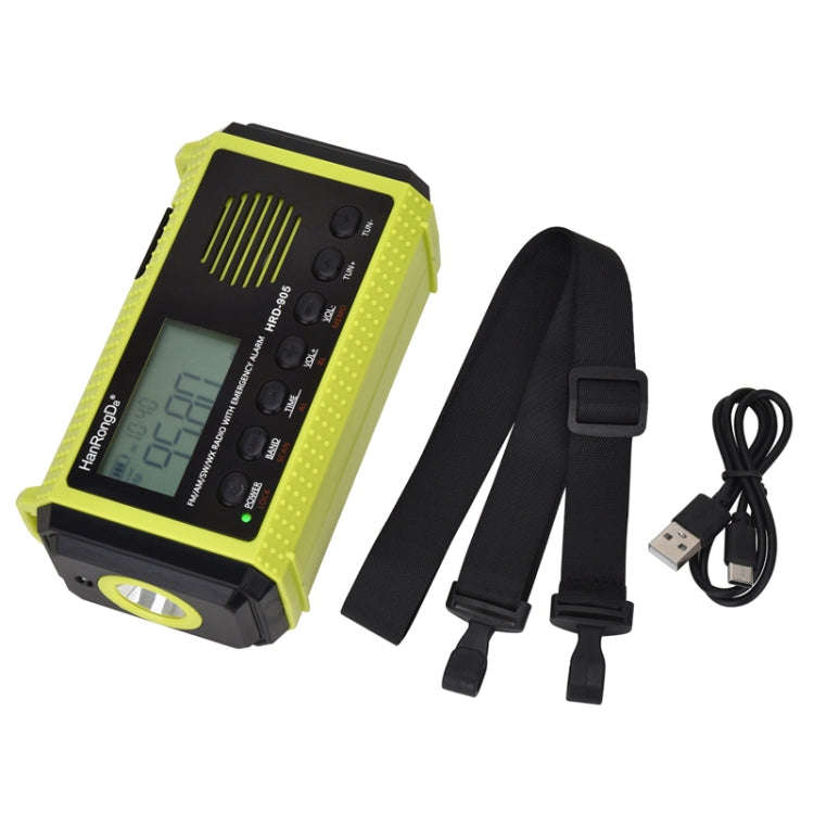 HanRongda HRD-905 Solar Charging LED Lighting Generation Disaster Prevention Emergency Full Band ...
