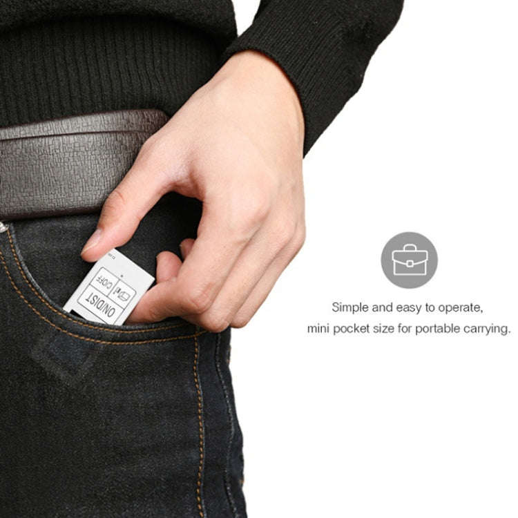 30m Mini Handheld Rechargeable Infrared Electronic Range Finder(White)