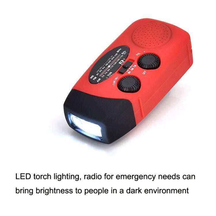 HanRongda HRD-902 Disaster Prevention and Emergency Solar Charging Lighting Mobile Portable Radio...
