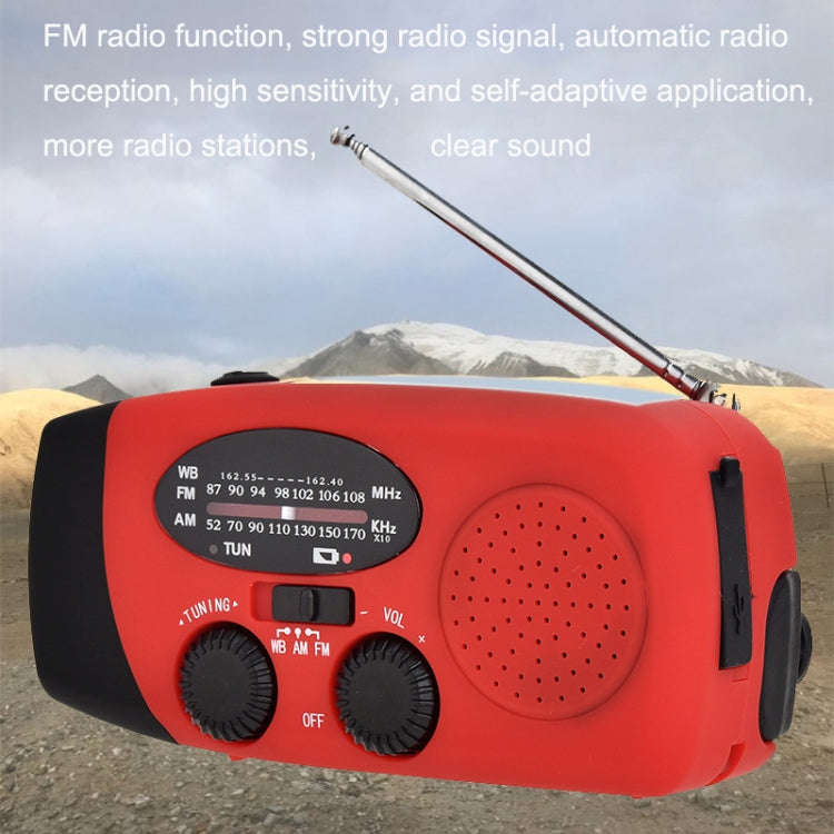 HanRongda HRD-902 Disaster Prevention and Emergency Solar Charging Lighting Mobile Portable Radio...