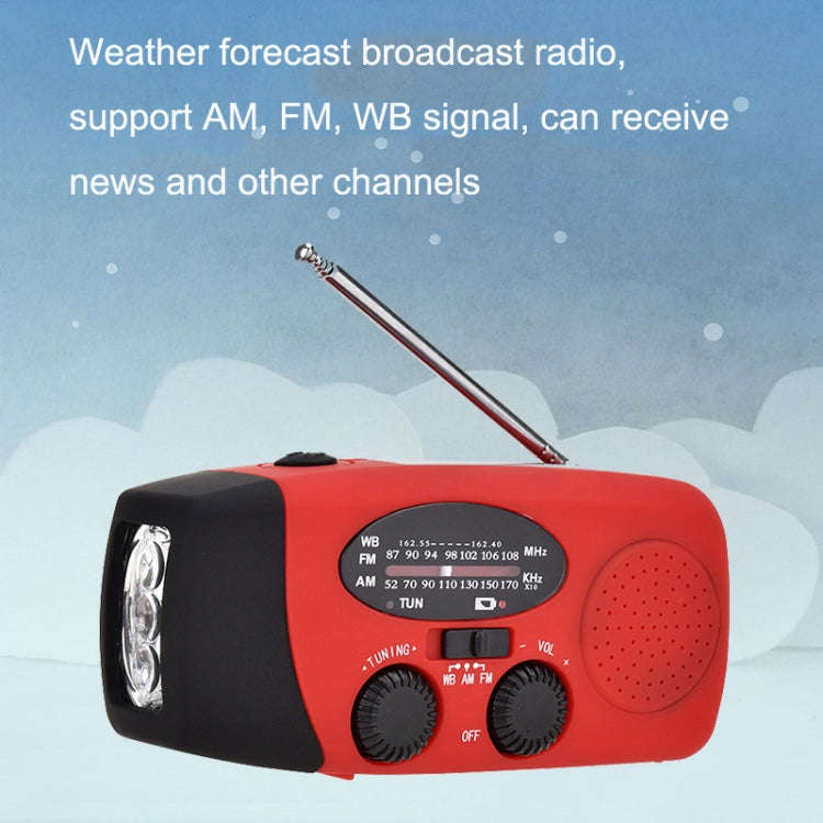 HanRongda HRD-902 Disaster Prevention and Emergency Solar Charging Lighting Mobile Portable Radio...