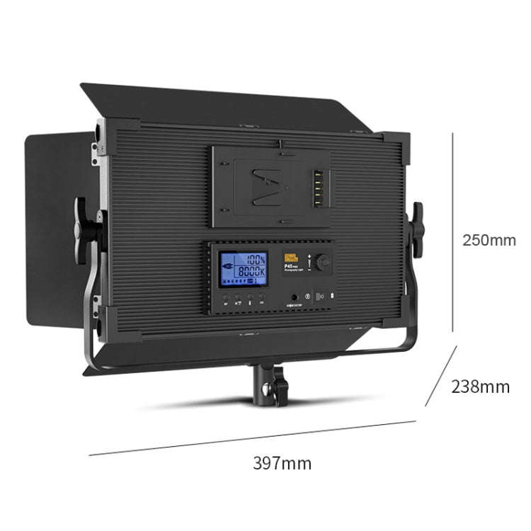 Pixel P45pro High Bright Dual Color Temperature Fill Light 120W Normal Bright Studio Camera Soft ...
