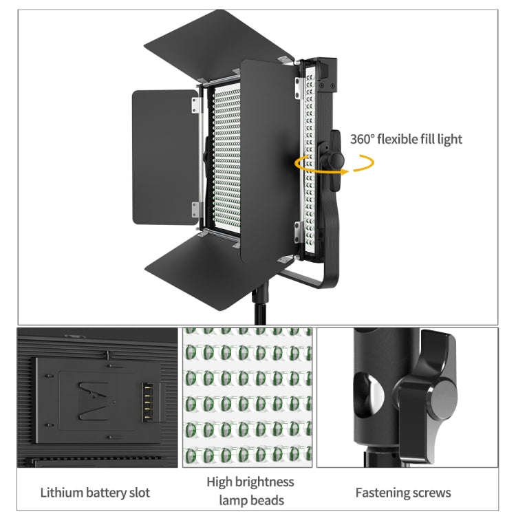 Pixel P45pro High Bright Dual Color Temperature Fill Light 120W Normal Bright Studio Camera Soft ...
