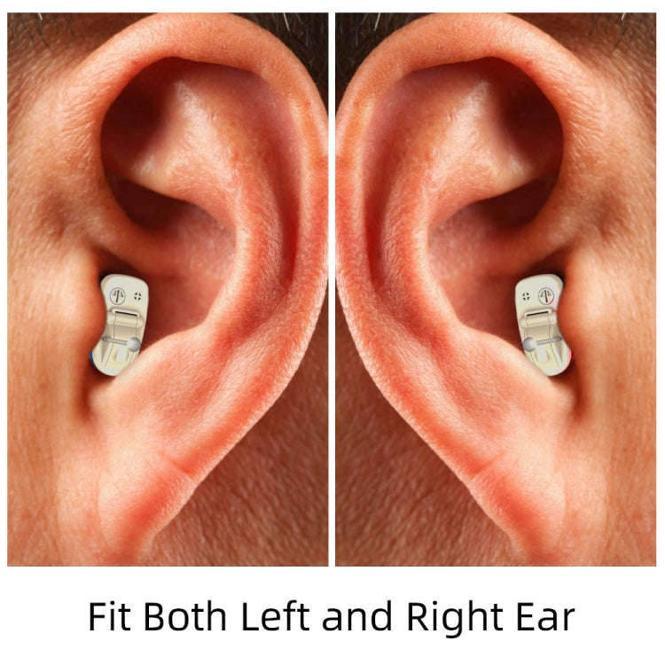 AN127 Invisible In-Ear Hearing Aid Sound Amplifier For The Elderly And Hearing Impaired(Black Rig...