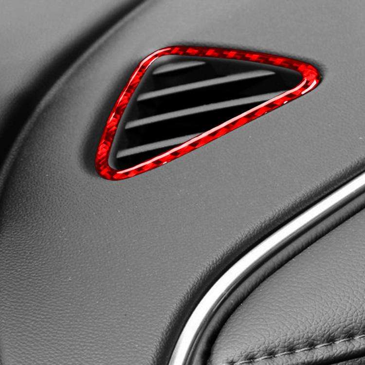 For Chevrolet Malibu 2016-2024 2pcs /Set Left-hand Drive Instrument Vent Decorative Sticker(Red)