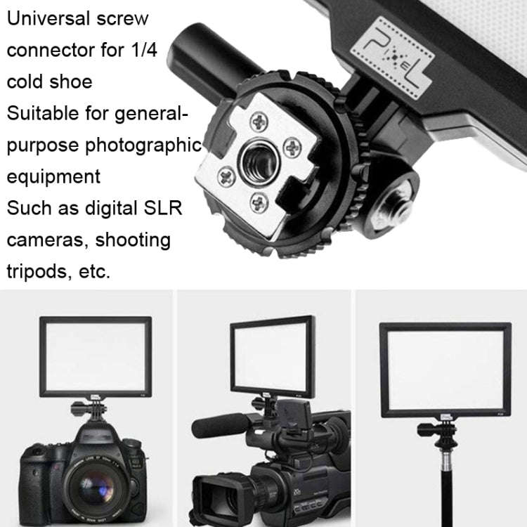 Pixel P50 Dual Color Temperature Flat Panel Fill Light 45W Soft Outdoor Shooting Fill Light For S...