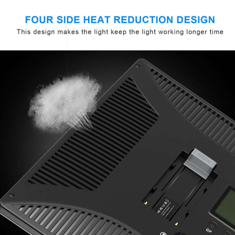 Pixel P50 Dual Color Temperature Flat Panel Fill Light 45W Soft Outdoor Shooting Fill Light For S...