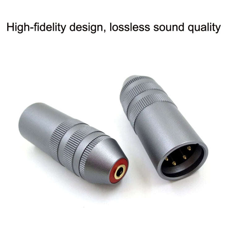 4 Core XLR to 4.4mm Amplifier Balance Female Headphone Adapter