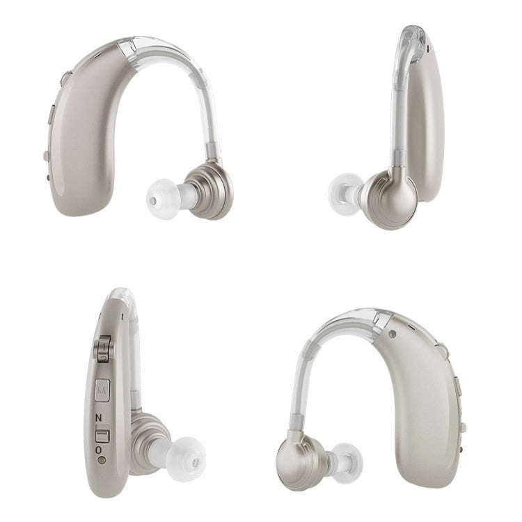 USB Charging Earhook Noise Reduction Hearing Aid Sound Amplifier(Skin-color)
