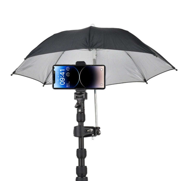 50cm Camera Umbrella Sunshade Adjustable Mobile Phone Parasol With Clip