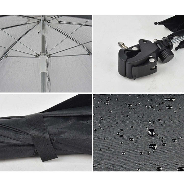 50cm Camera Umbrella Sunshade Adjustable Mobile Phone Parasol With Clip