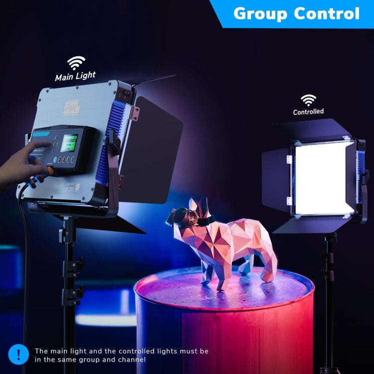 Pixel P80 60W 2600-10000K 542 LEDs Photography Fill Light Support Mobile APP Remote ControlAU ...