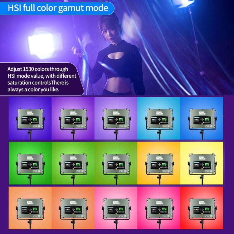 Pixel P80 60W 2600-10000K 542 LEDs Photography Fill Light Support Mobile APP Remote ControlAU ...