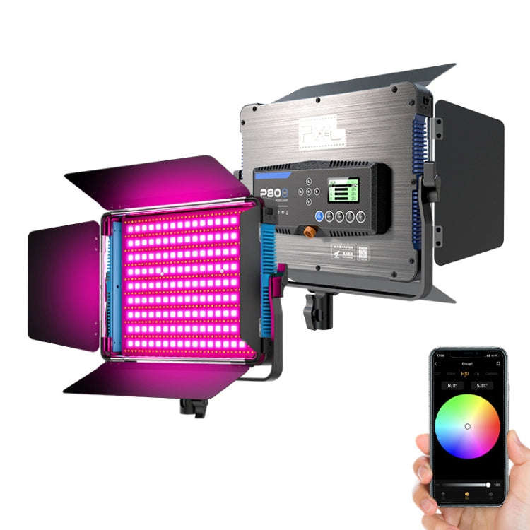 Pixel P80 60W 2600-10000K 542 LEDs Photography Fill Light Support Mobile APP Remote ControlAU ...