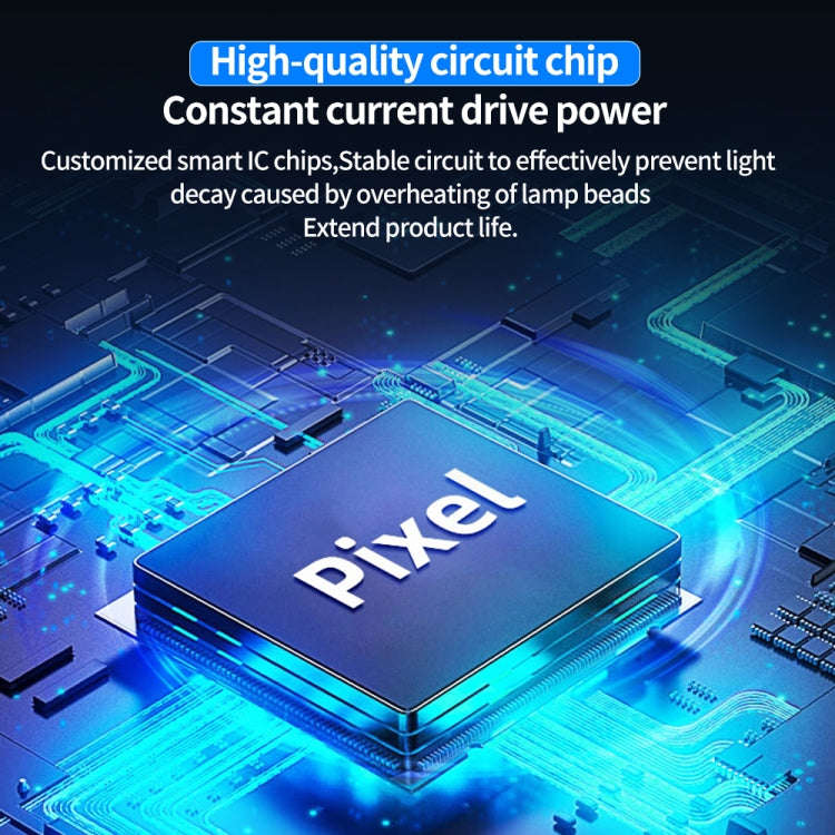 Pixel P80 60W 2600-10000K 542 LEDs Photography Fill Light Support Mobile APP Remote Control,UK Plug