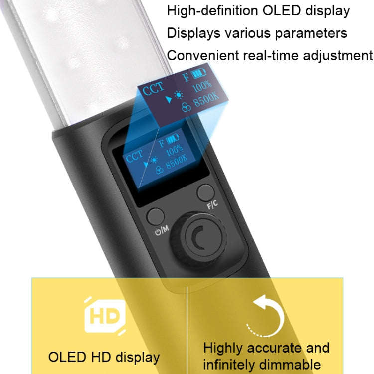 Pixel S24 RGB Fill Light Rod Handheld Portable Color Icelet Outdoor Videos Live Broadcast Studio ...