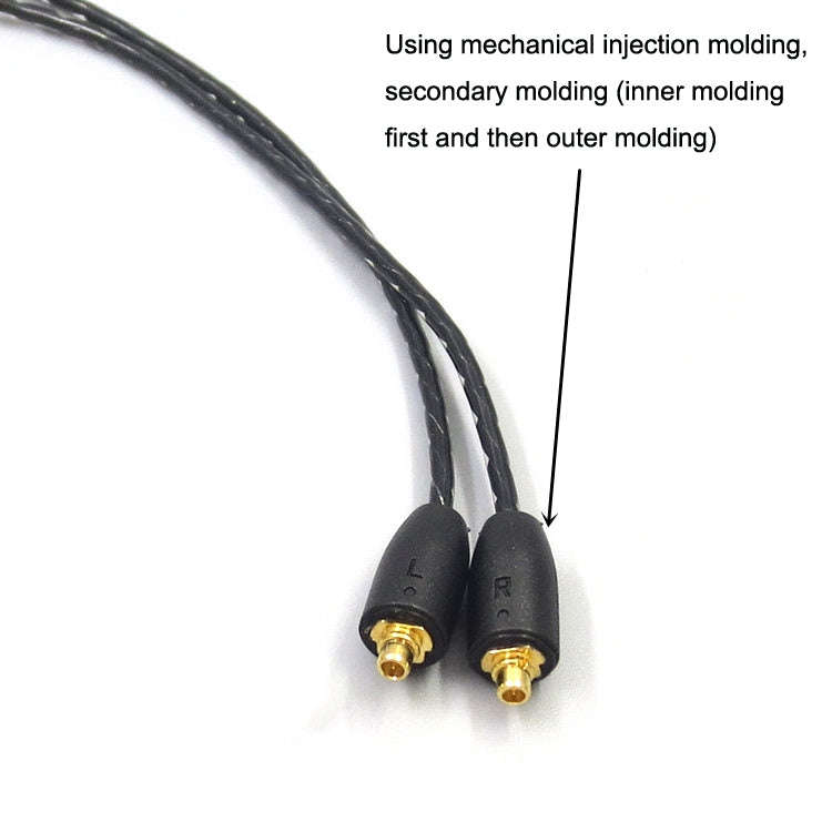 1.2m For Shure MMCX / SE215 / SE535 / SE846 / UE900 Volume Adjustment Headphone Cable(Red)