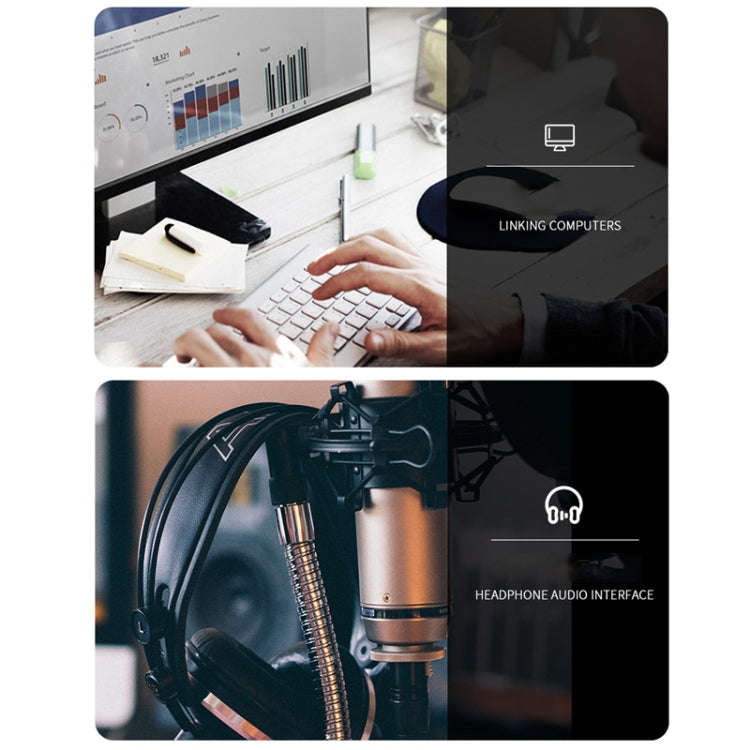 1.2m For Sennheiser HD518 / HD558 / HD598 / M40X / M50X Headset Upgrade Cable