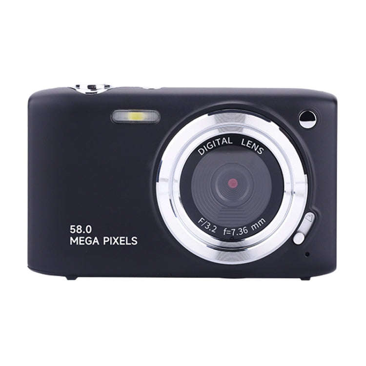 2.88 Inch IPS Screen HD Digital Camera 16X Zoom Portable CCD Camera(Black)