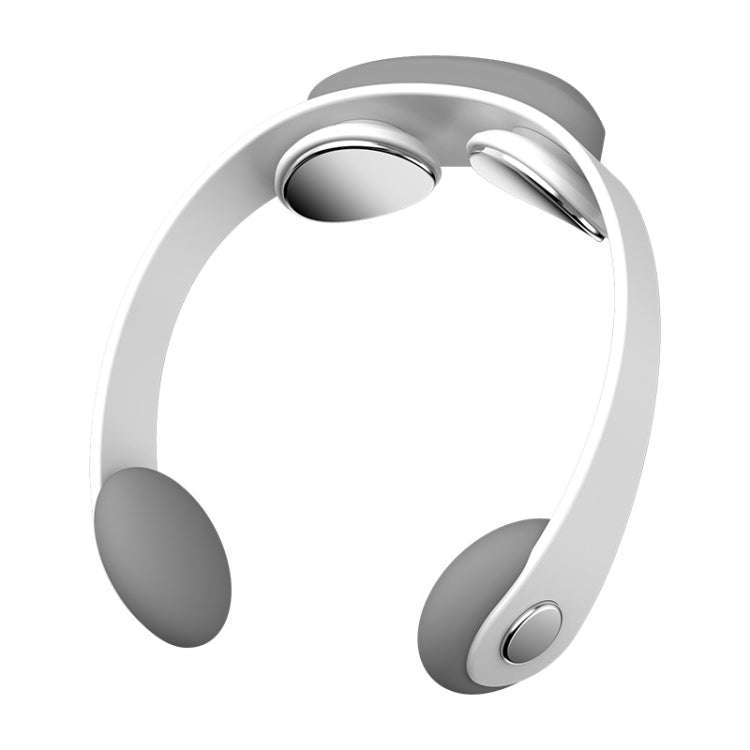 Cervical Spine Massager TENS Microcurrent Pulse Hanging Neck Massage Device(White)