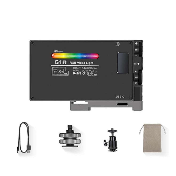 Pixel G1S Mini Outdoor RGB Color Fill Light Camera Small Desktop Lights(A Set)