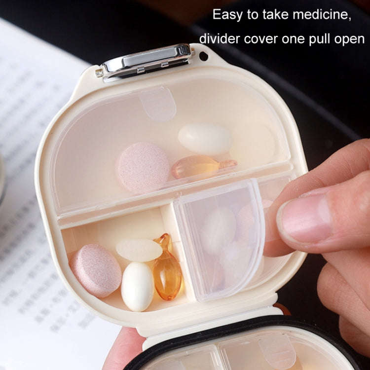 One Week Outdoor Travel Portable Medicine Dispensing Box Mini Airtight Box, Size: Small