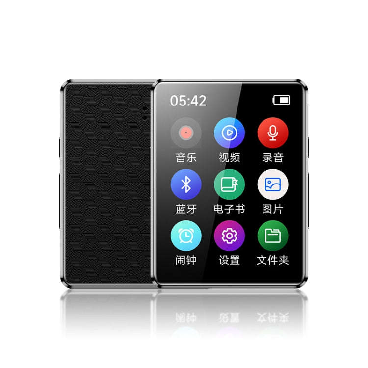 MP3 Music Player Bluetooth 5.0 Ebook Recorder MP4 Walkman 16GB(Black)