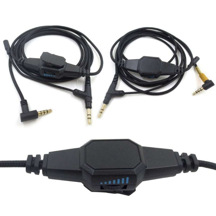 2m For Boom Microphone V-MODA Computer Gaming Headphone Cable(Gold Plug)