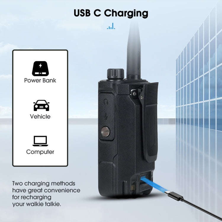 RETEVIS RA89 UV Dual-segment IP68 Waterproof Dual-guard Dual-standby Walkie Talkie(EU Frequency 1...