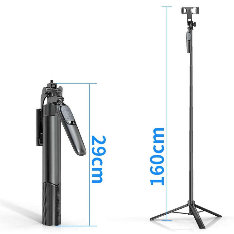 Pixel ST2 1.6m Anti Shake Selfie Stick Head Tripod Handheld Portable Folding Remote Control Outdo...