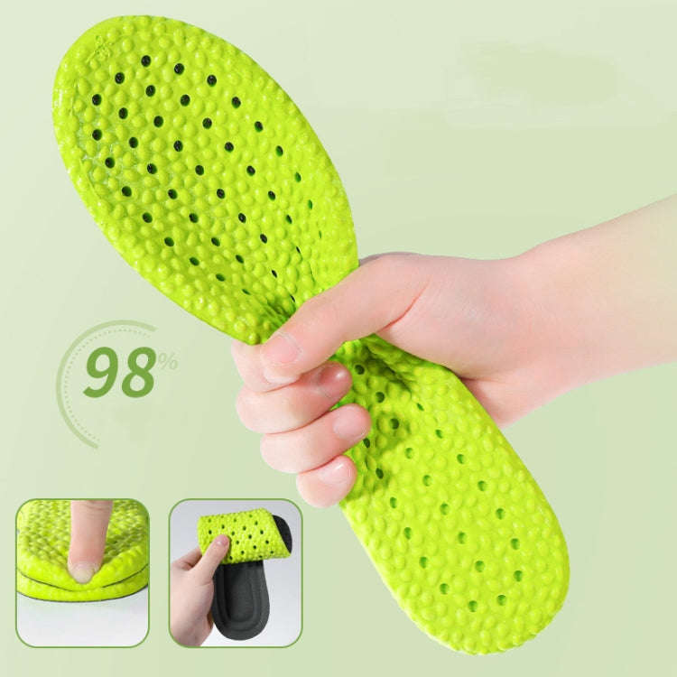 Wormwood Deodorant Running Insoles Memory Foam Breathable Orthopedic Shoes Pad, Size: 40(Grey)
