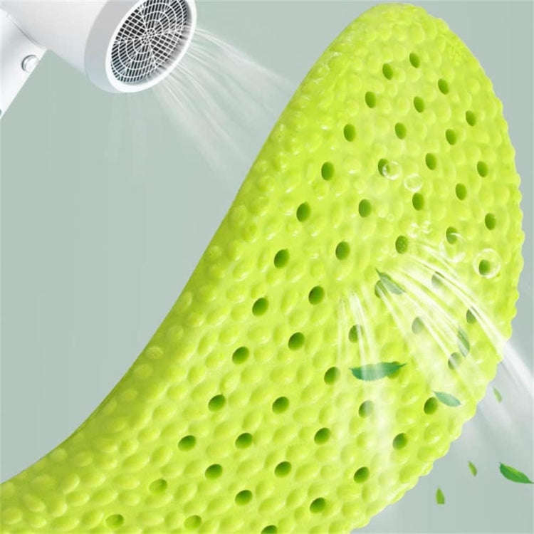 Wormwood Deodorant Running Insoles Memory Foam Breathable Orthopedic Shoes Pad, Size: 40(Grey)