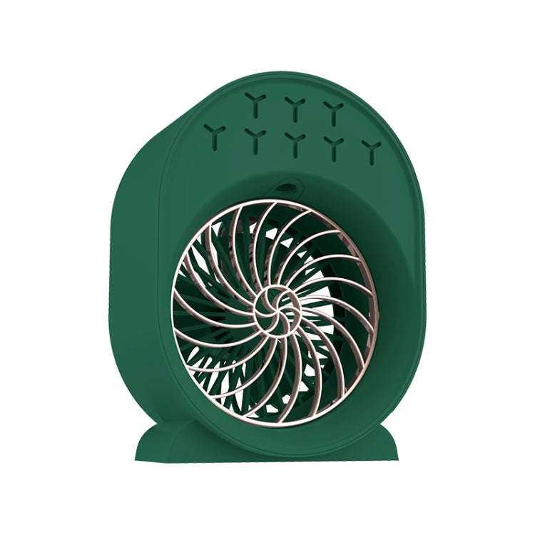 USB Spray Humidification Air Conditioning Fan Small Portable Desktop Air Cooler, Style: Charging ...