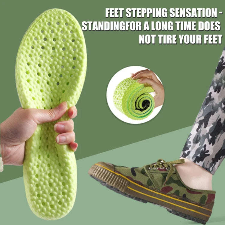 Camouflage Memory Foam Sport Insoles Breathable Sweatproof Shoes Sole Cushion, Size: 43-44