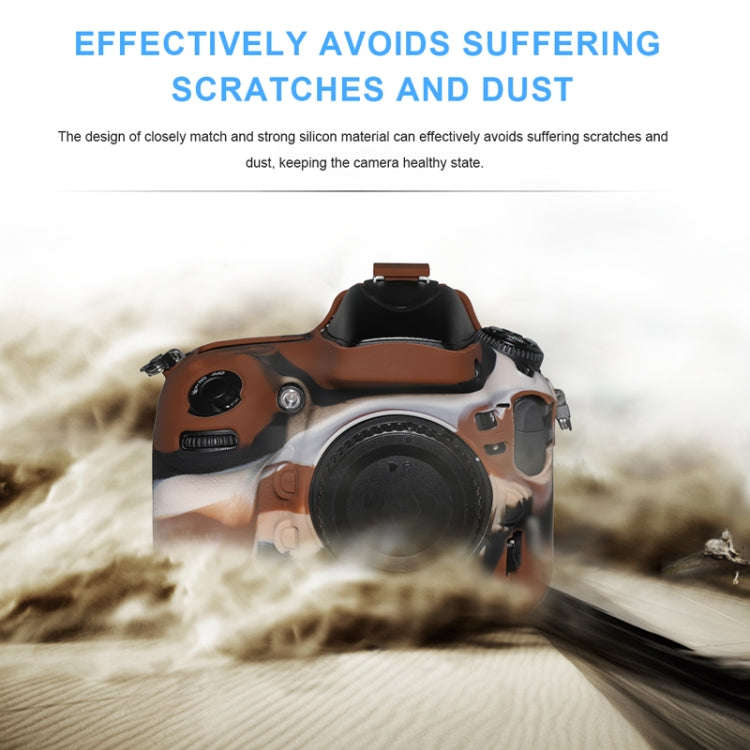 Pixel P001 For Nikon D800 / D800E Camera Silicone Protector Case(Desert Camouflage)