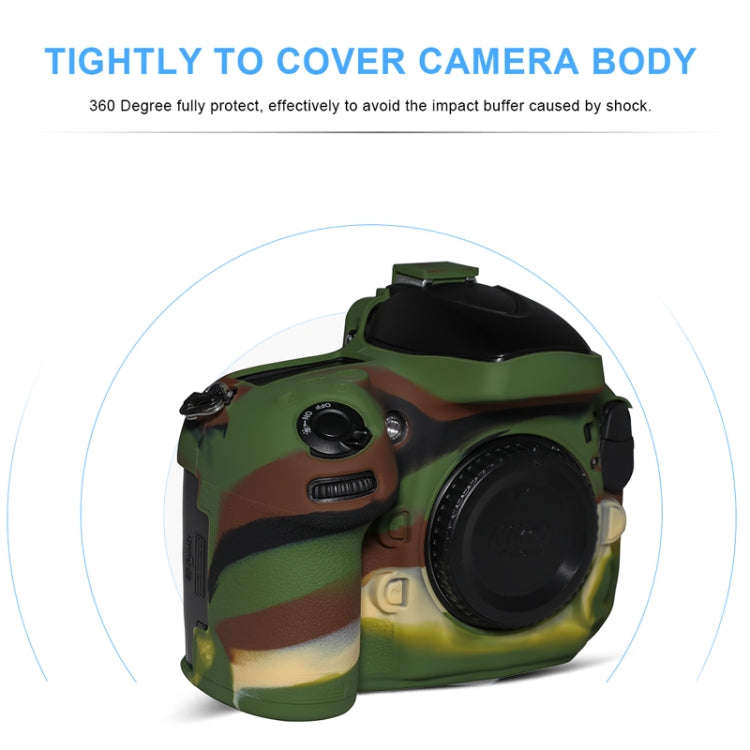 Pixel P001 For Nikon D800 / D800E Camera Silicone Protector Case(Desert Camouflage)