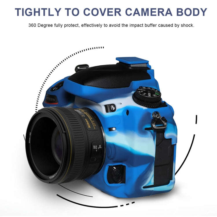 Pixel P001 For Nikon D750 Camera Silicone Protector Case(Desert Camouflage)