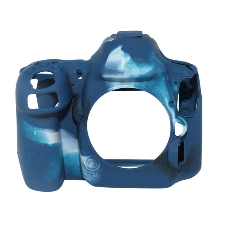 Pixel P001 For Nikon D500 Camera Silicone Protector Case(Ocean Camouflage)