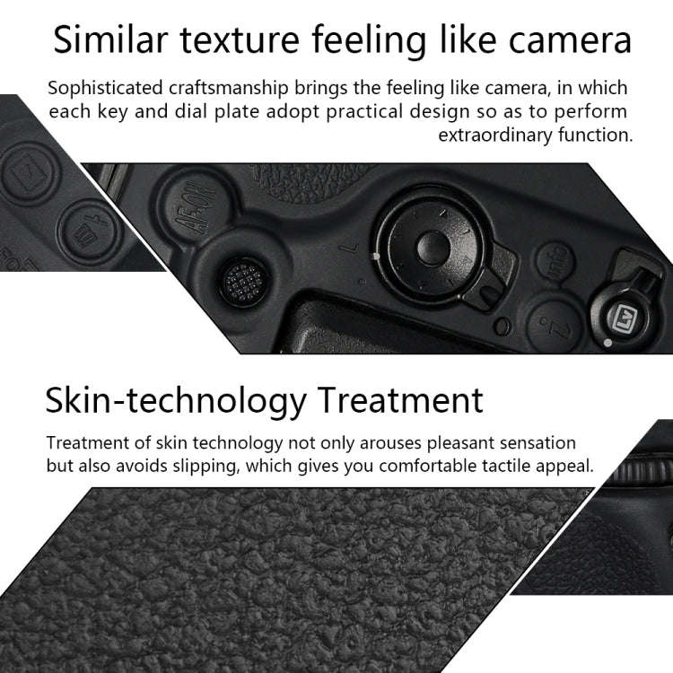 Pixel P001 For Nikon D500 Camera Silicone Protector Case(Desert Camouflage)