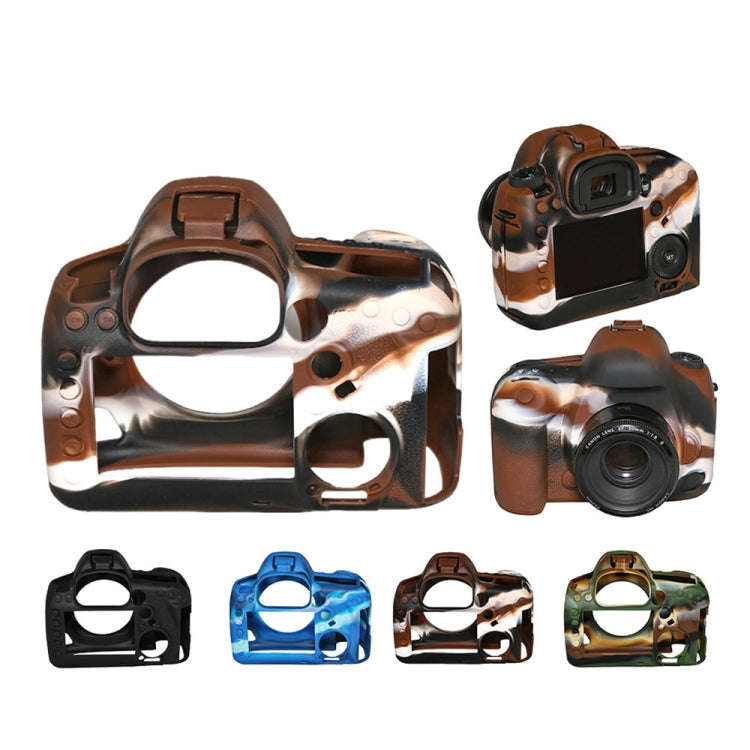 Pixel P001 For Canon EOS 5D Mark IV Camera Silicone Protector Case(Jungle Camouflage)