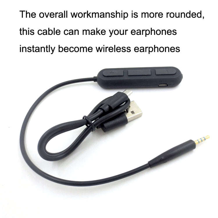 For BOSE QC25 / OE2 / QC35 / AKG / Y50 / Y40 Headphones Bluetooth Cable(Black)
