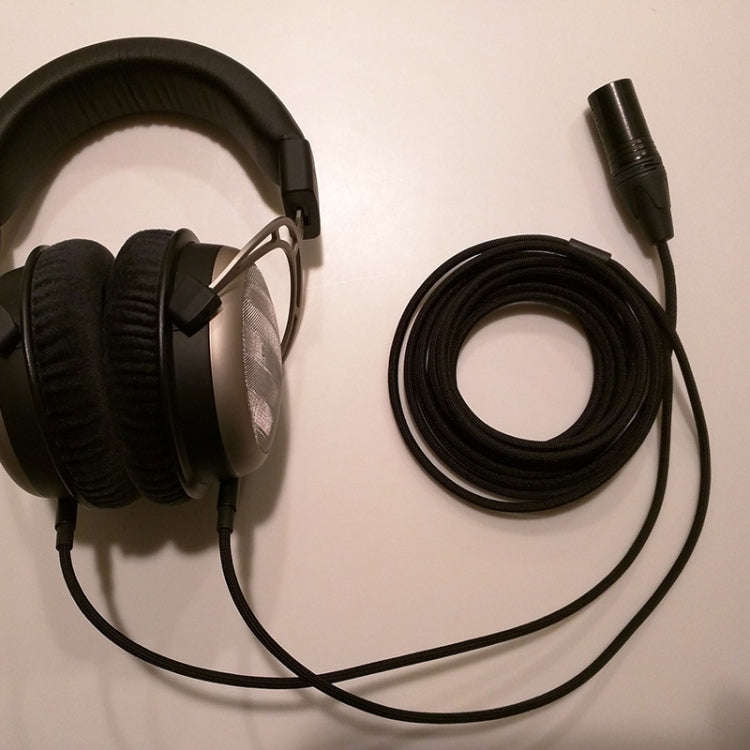For Beyer T1(2nd/3rd Generation) T5 / Amiro Balanced Headphone Cable 3.5mm+6.35mm Adapter