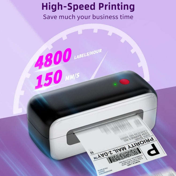 Phomemo PM246S Address Label Printer Thermal Paper Express E-Manifest Printer, Size: US(Green)