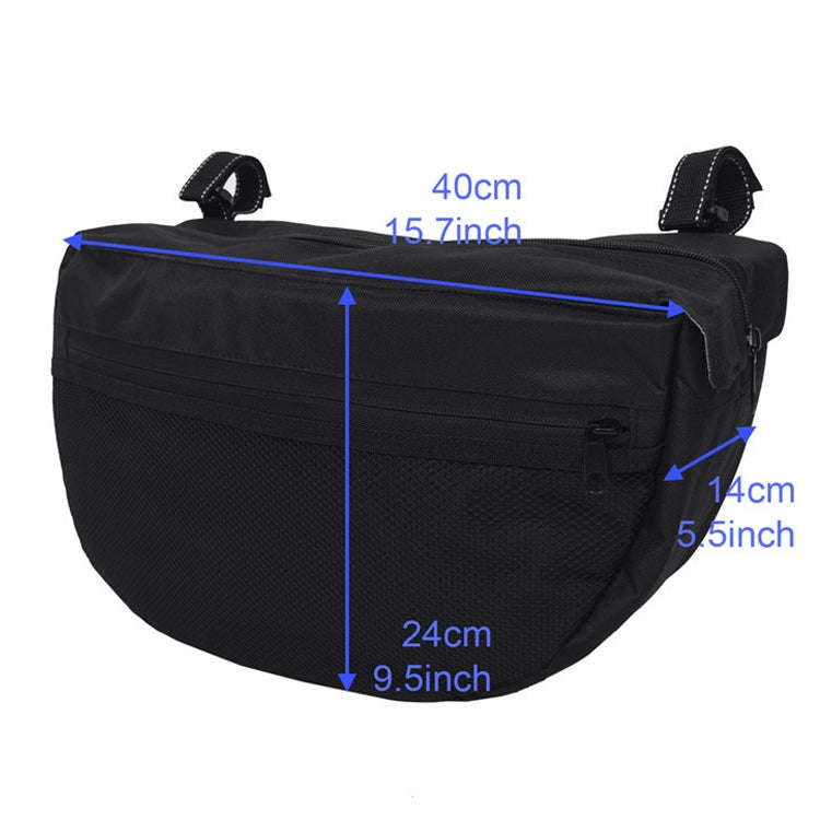 Baby Stroller Insulation Bag Wheelchair Hanging Storage Bag(Black)