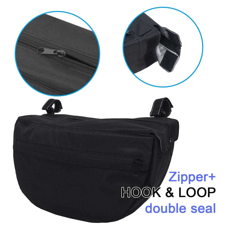 Baby Stroller Insulation Bag Wheelchair Hanging Storage Bag(Black)
