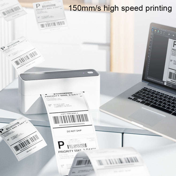 Phomemo PM241-BT Bluetooth Address Label Printer Thermal Shipping Package Label Maker, Size: US(S...