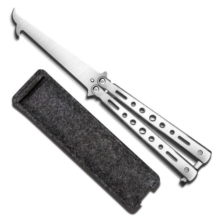 Folding Stone Clearing Hook Safety Hammer Portable Car Tire Cleaning Tool Set(Silver)