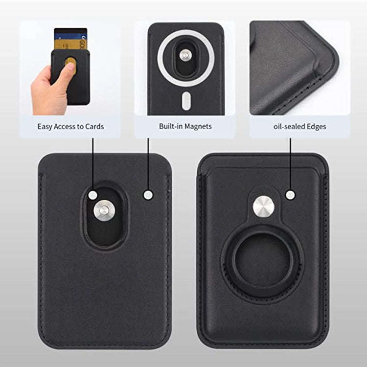 For Airtag Positioner Fiber Card Clip Anti-Theft Card Tracker Protection Cover, Size: Magnetic(Wi...