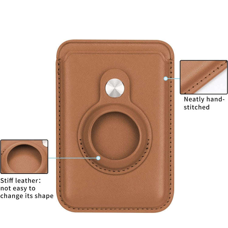 For Airtag Positioner Fiber Card Clip Anti-Theft Card Tracker Protection Cover, Size: Magnetic(Wi...